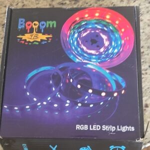 RGB LED Strip Lights 16.4 ft Color Changing w/ Remote & Power Adapter